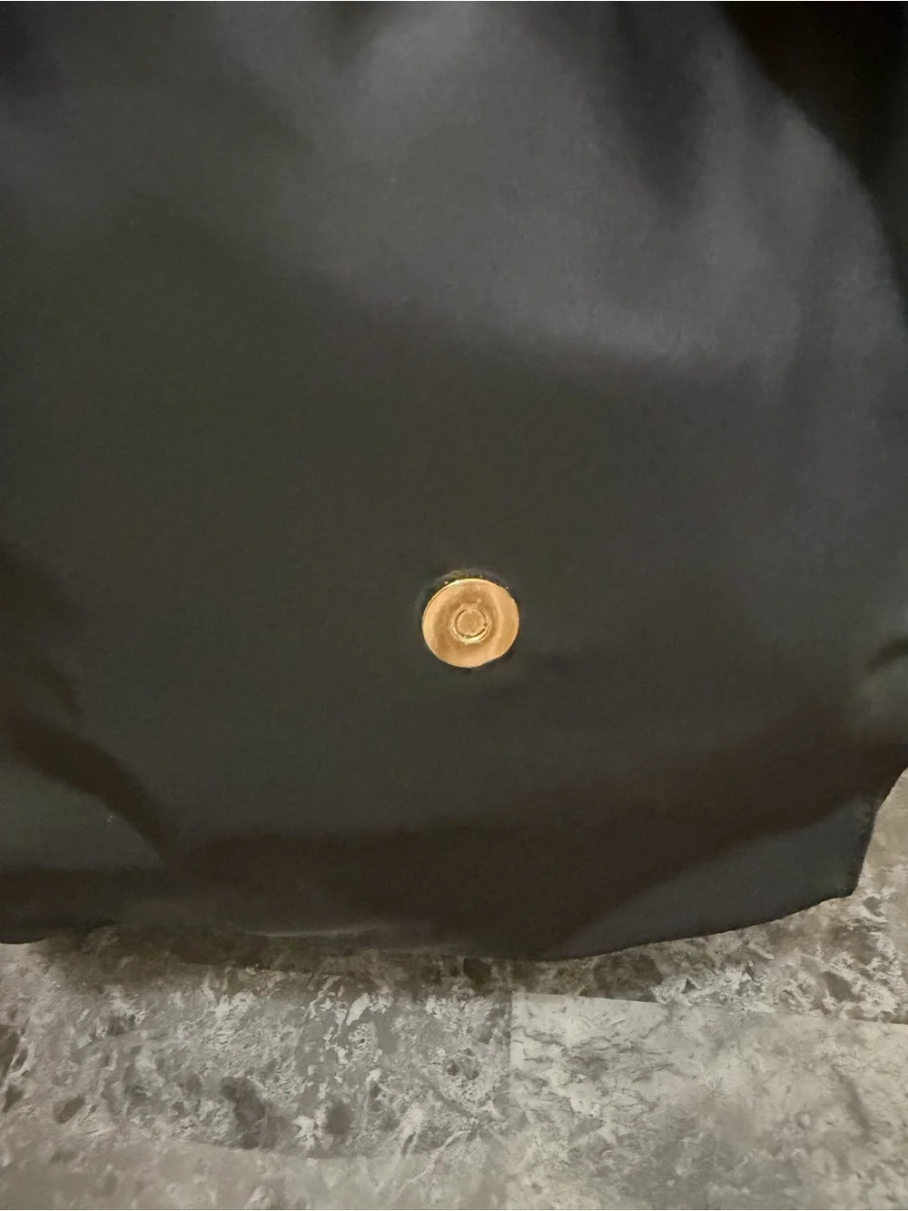 Tory Burch Black Nylon Backpack with Logo Flap